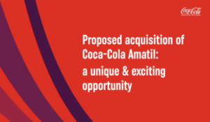 Coca-cola European Partners aumenta valor de compra da Amatil